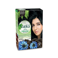 Vatika Henna Tintura Negro 10 gr 6 Sachets