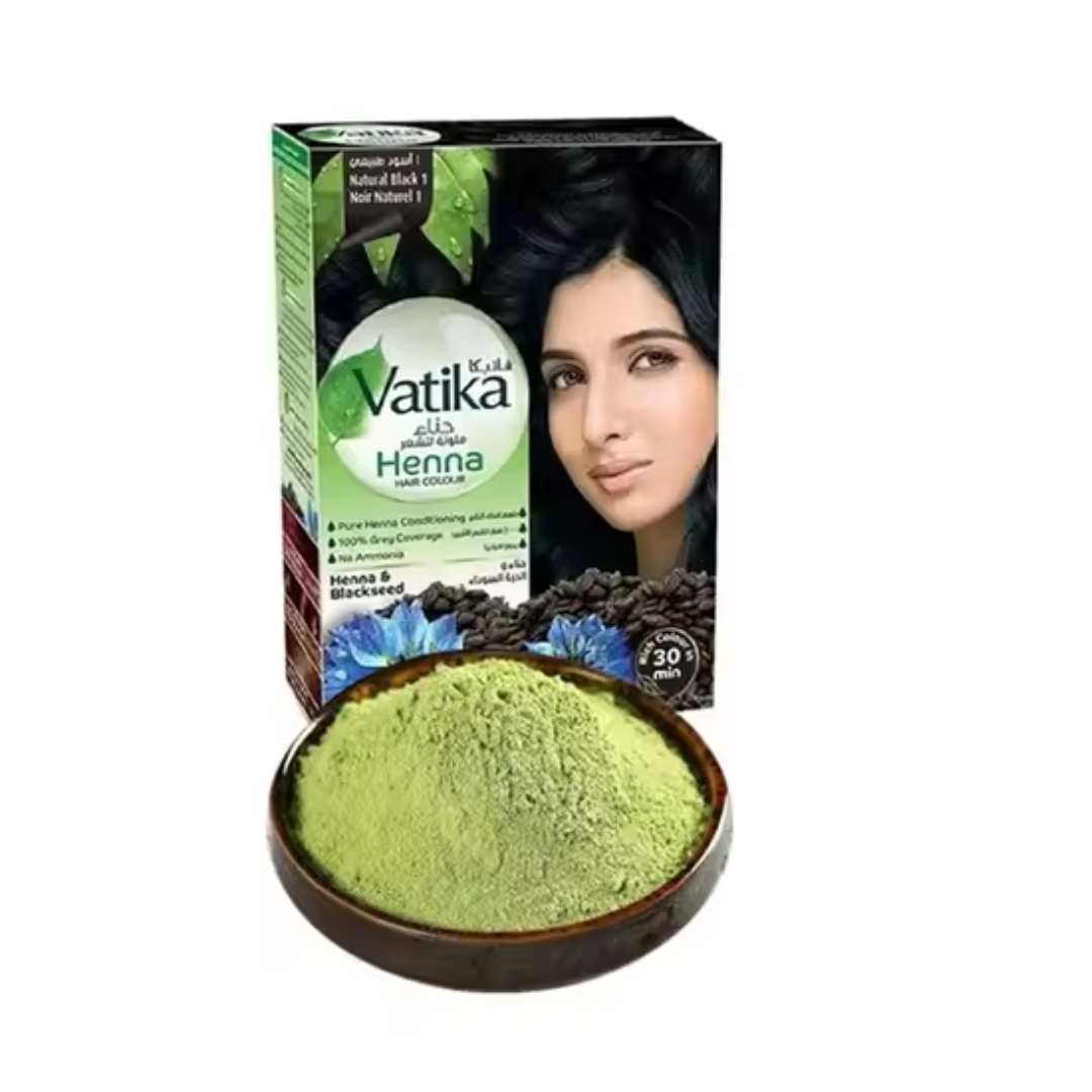 Vatika Henna Tintura Negro 10 gr 6 Sachets