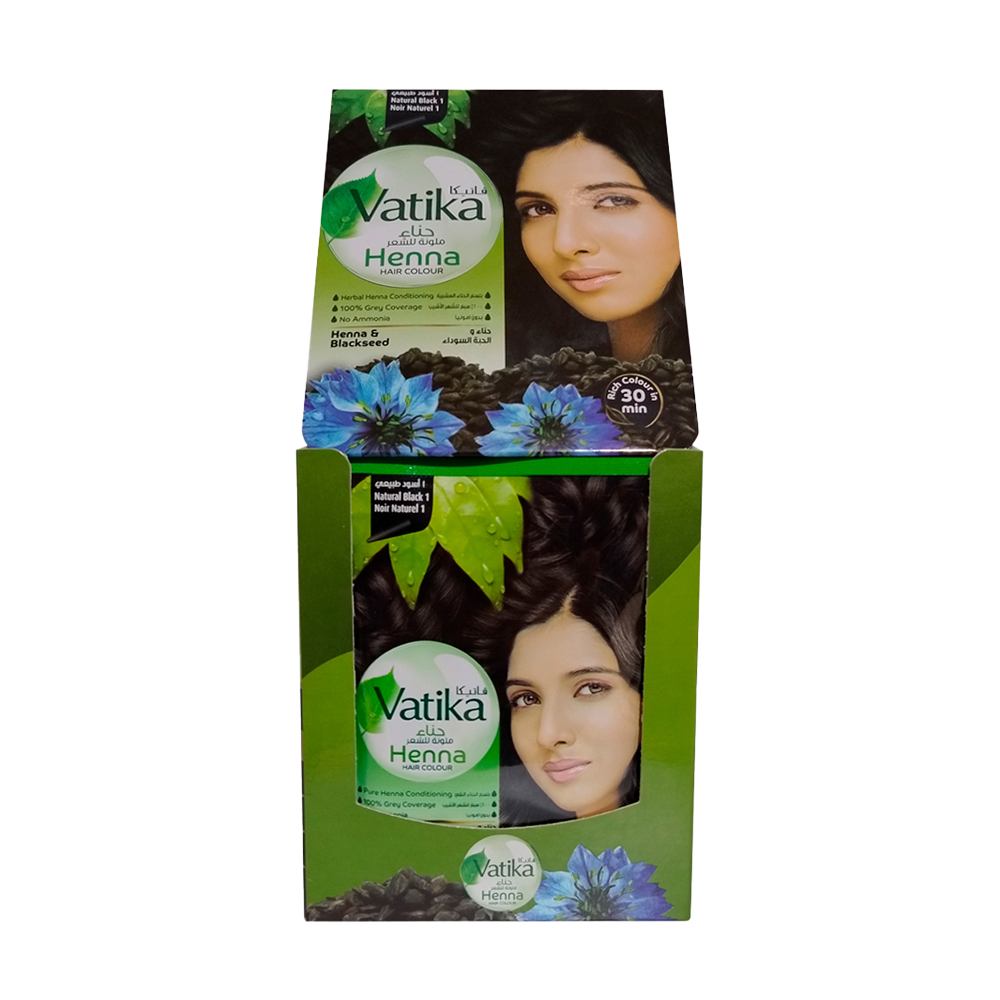 Vatika henna Natural Black 20 saches