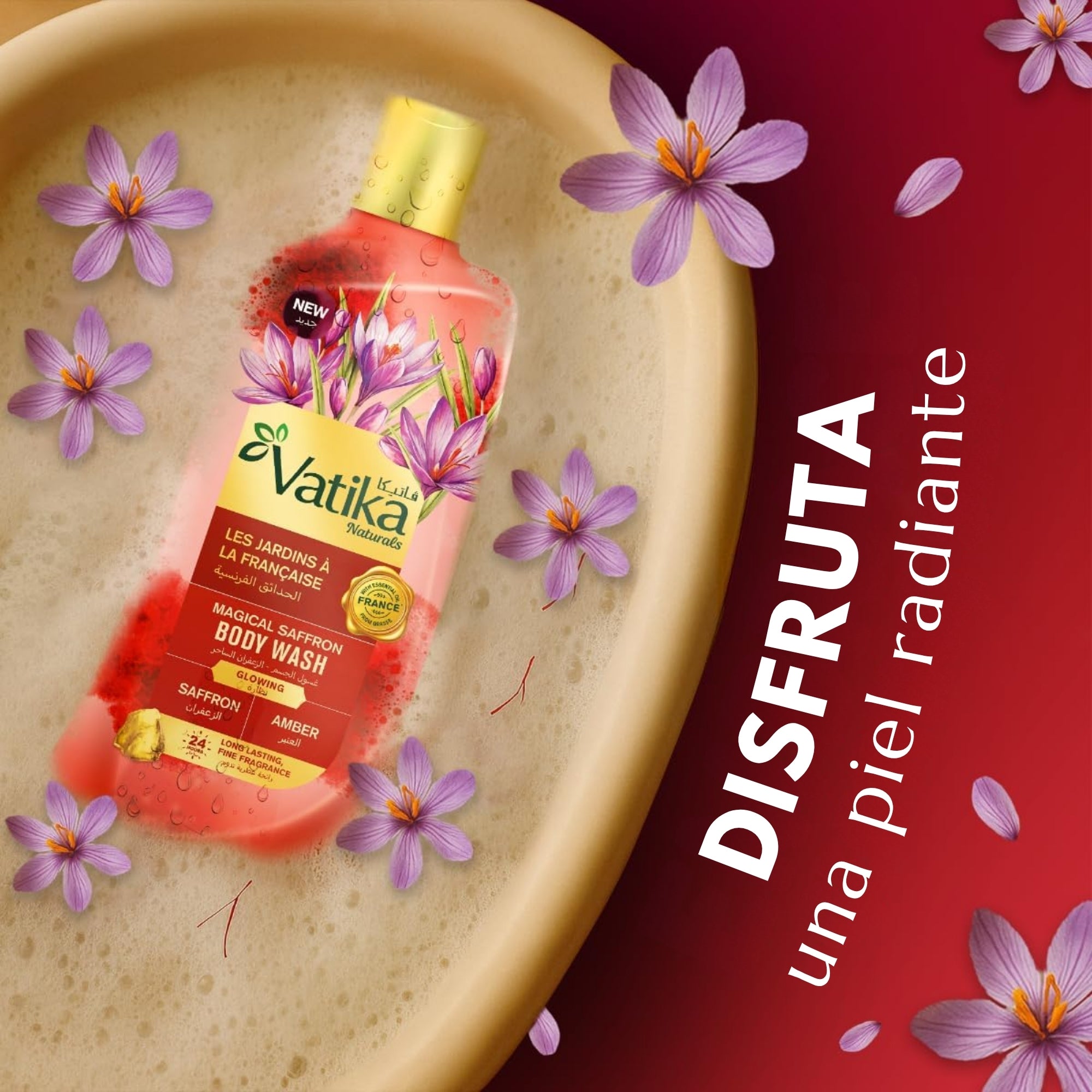 Vatika Gel De Ducha Saffron 250 ml
