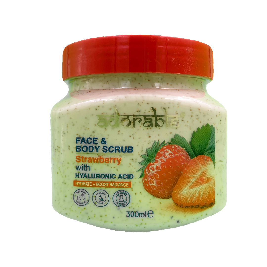 Adorable Exfoliante Frutilla & Acido Hialurónico 300 ml