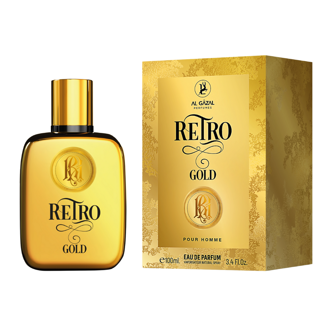 Al Gazal Retro Gold EDP Pour Homme 100 ml