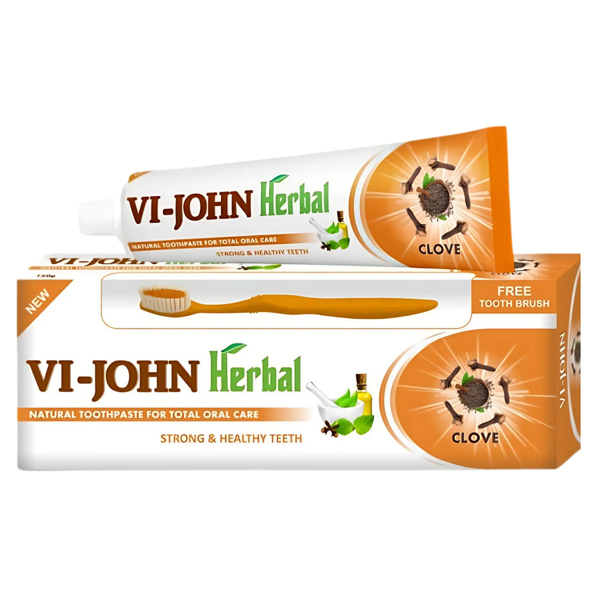 Vi John Pasta Dental Clavo de Olor + Cepillo Dental 150 gr