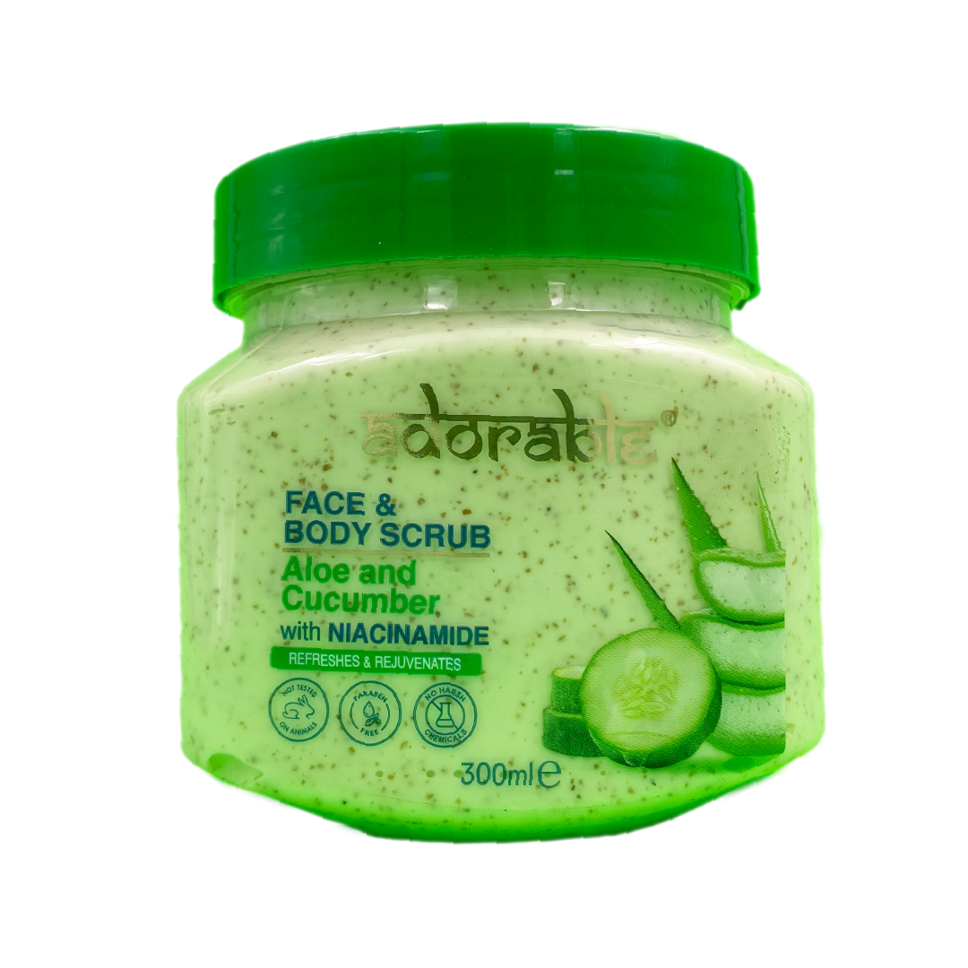 Adorable Exfoliante Aloe & Cucumber con Niacinamide 300 ml