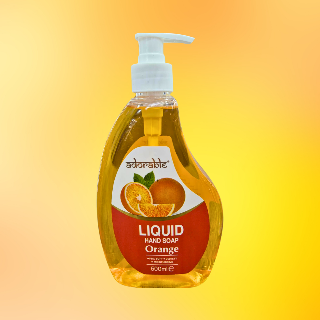 Adorable Jabón Liquido para Manos Naranja 500 ml