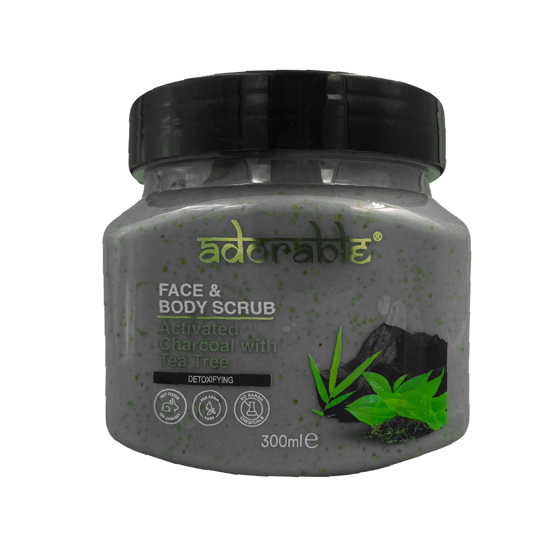 Adorable Exfoliante Carbón Activo & Árbol de Té 300 ml