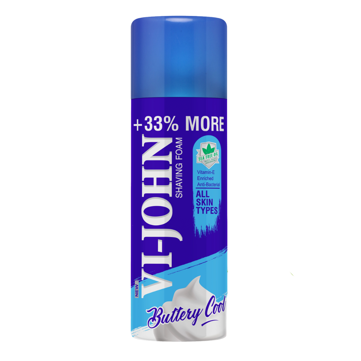 Vi John Espuma de Afeitar Todo Tipo de Piel 400 gr