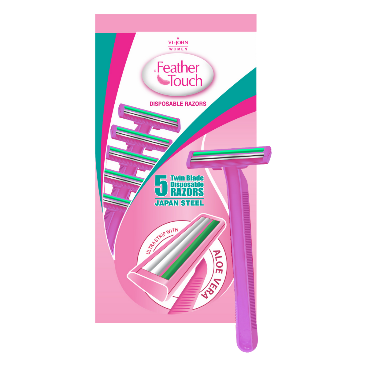 Vi John Máquinas de Afeitar Desechables Aloe Vera X 5 Mujer