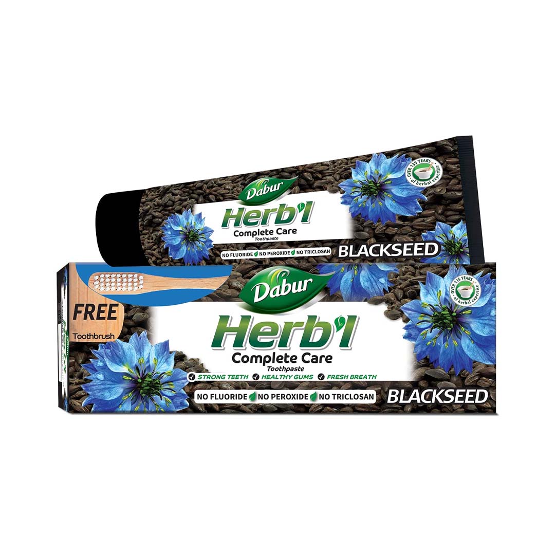 Pasta Dental Herb'l Semilla Negra + Cepillo de Dientes