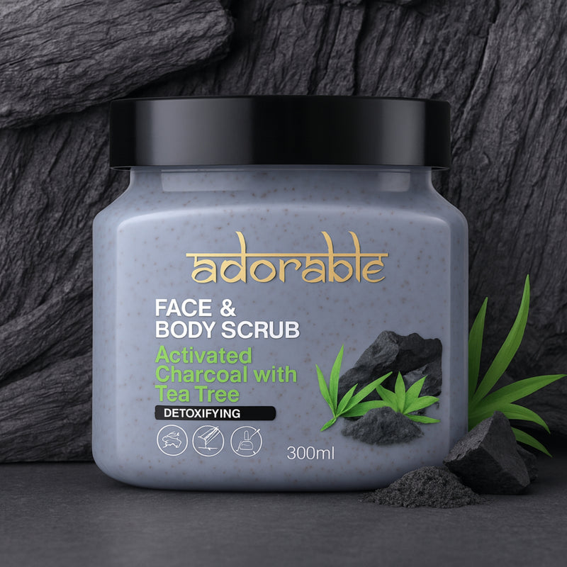 Adorable Exfoliante Carbón Activo & Árbol de Té 300 ml