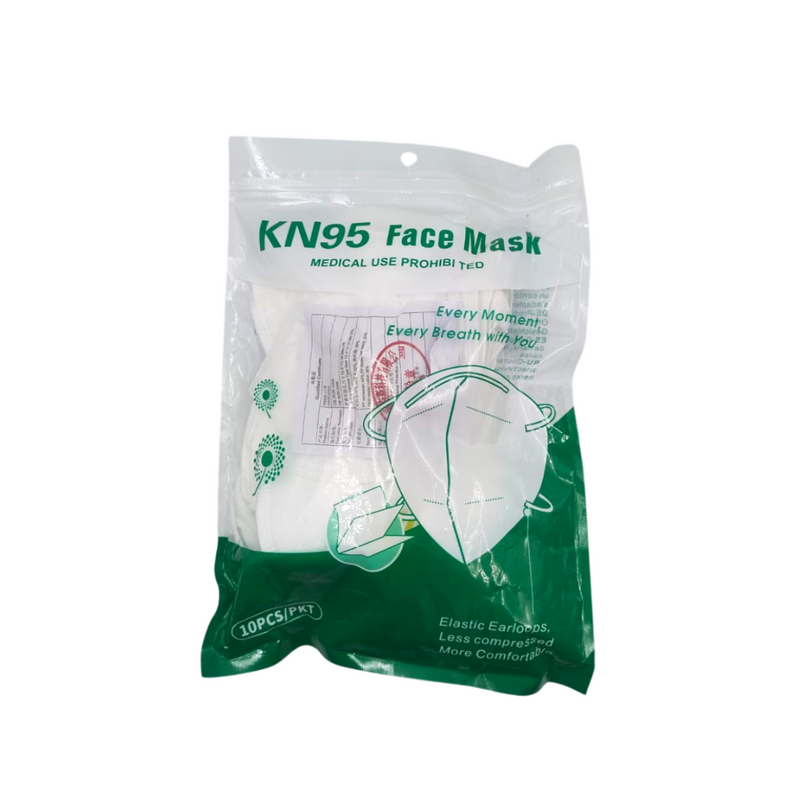 Pack Mascarillas KN95 con Filtro 10 Unid.