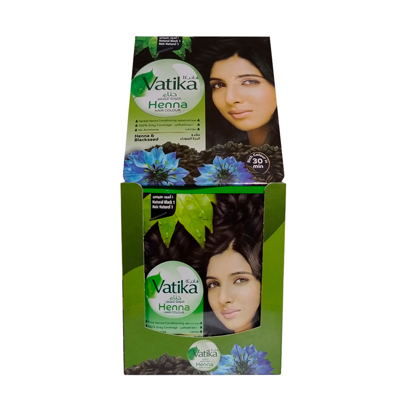 Vatika henna Natural Black 20 saches
