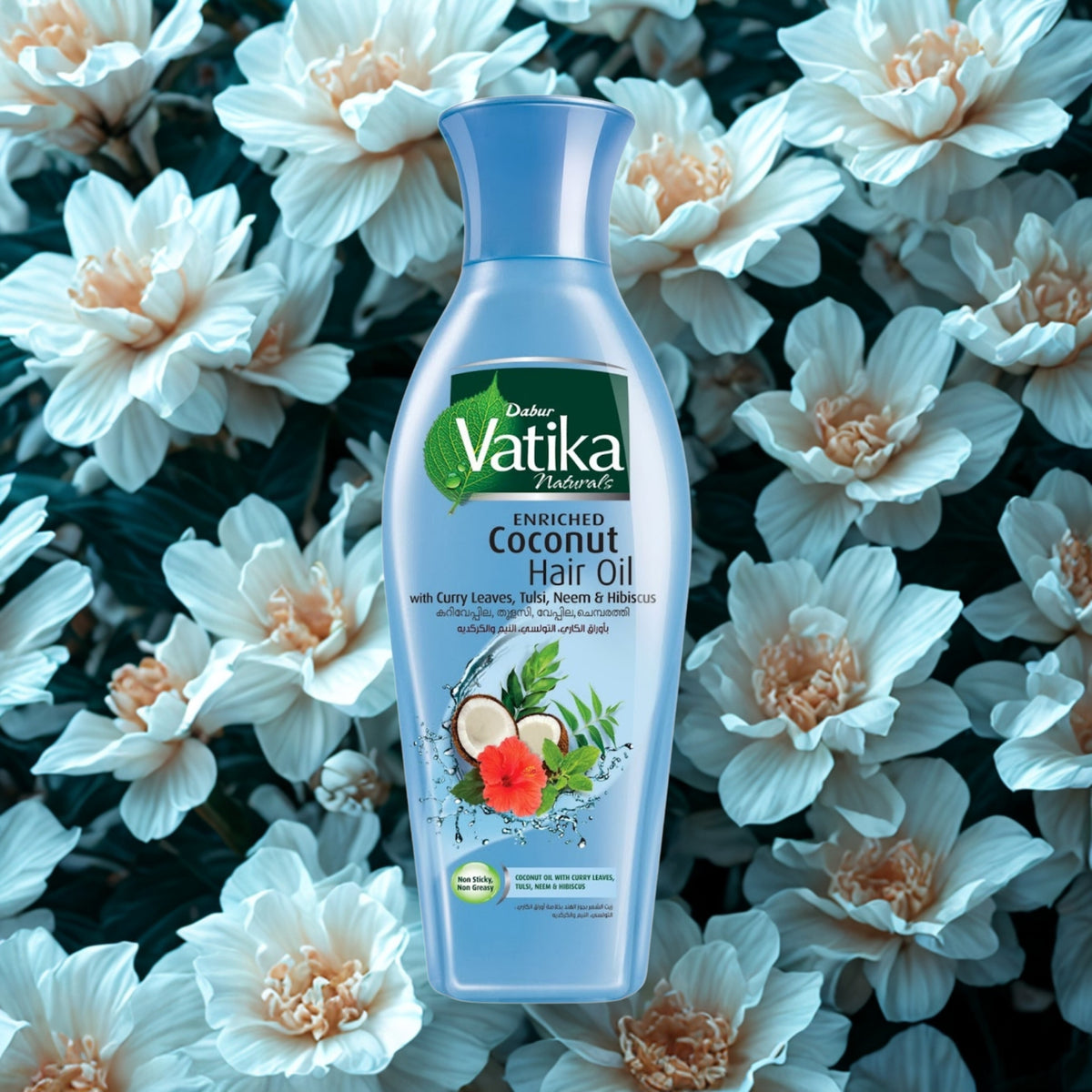 Vatika Aceite Capilar Coconut With Hojas de Curry 250 ml