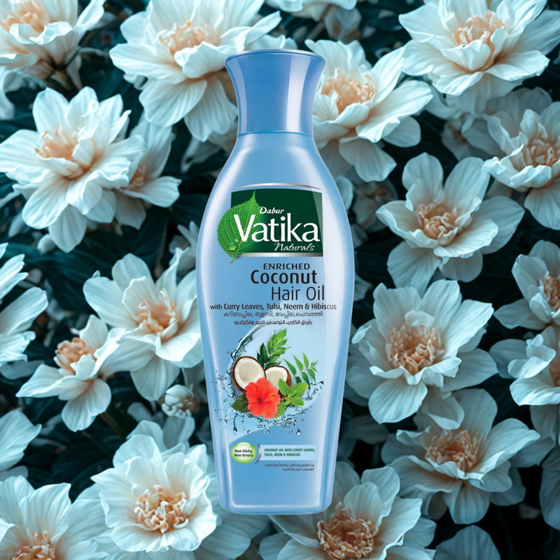 Vatika Aceite Capilar Coconut With Hojas de Curry 250 ml