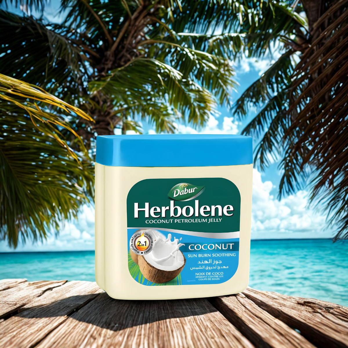 Dabur Vaselina Coconut Calma Quemaduras Solares 225ml