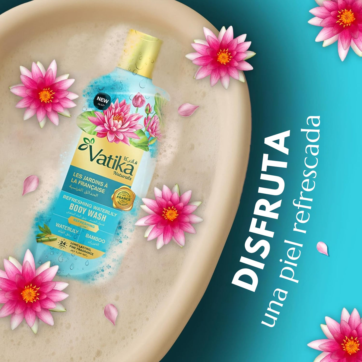 Vatika Gel De Ducha Waterlily 250 ml