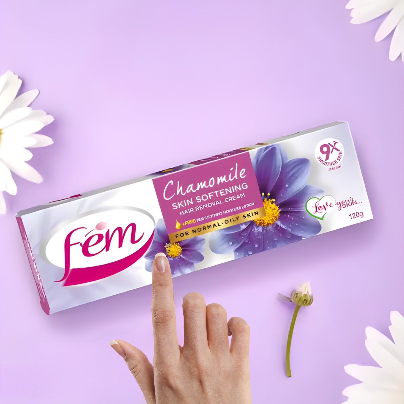 Dabur Fem Depilatoria Camomila 120 gr