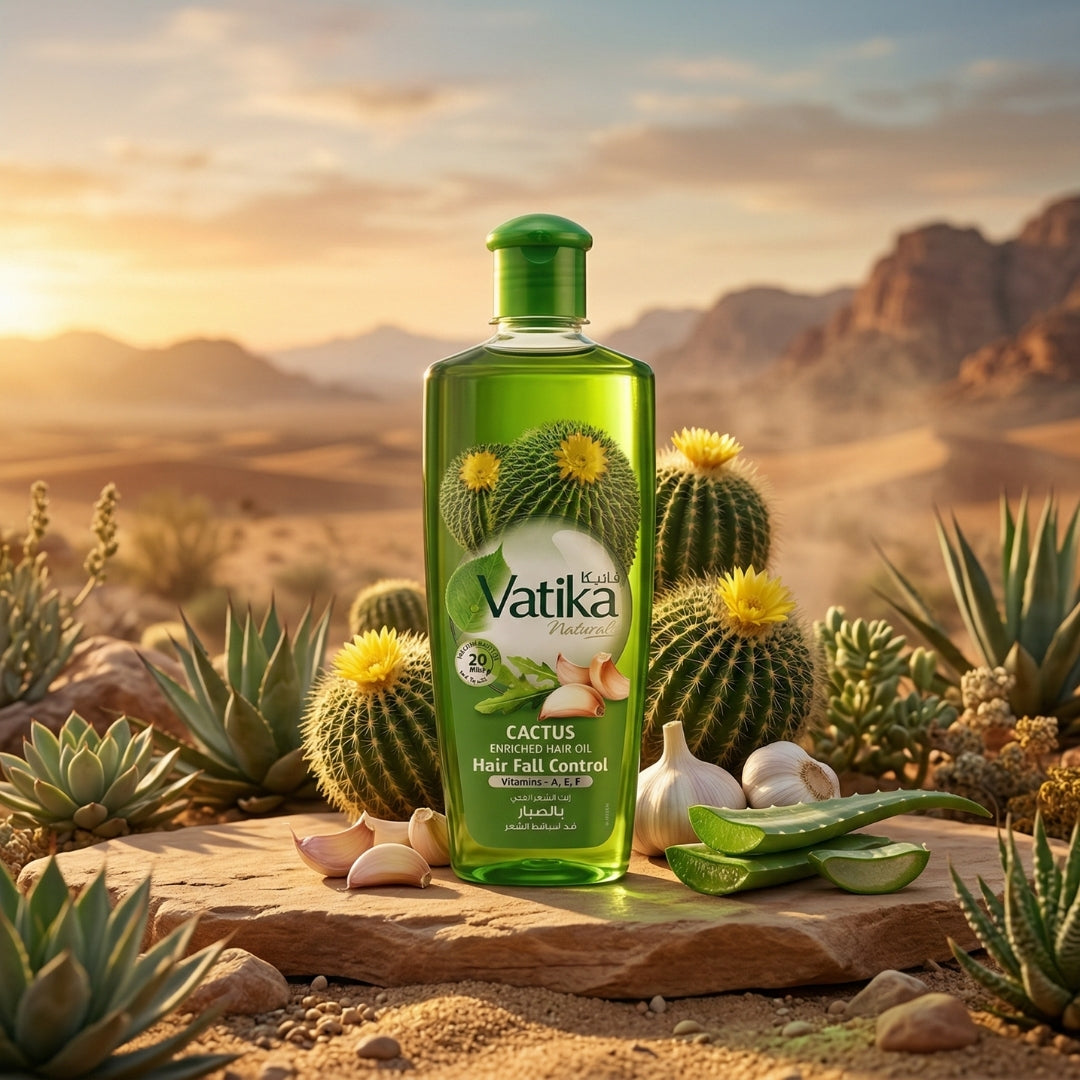 Vatika Aceite Capilar Cactus 300 ml