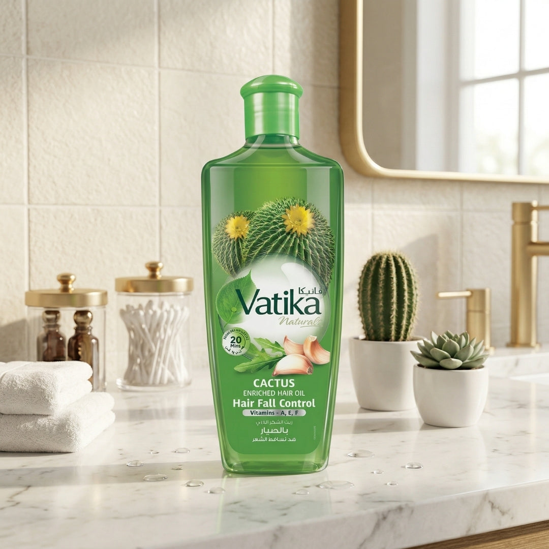 Vatika Aceite Capilar Cactus 300 ml