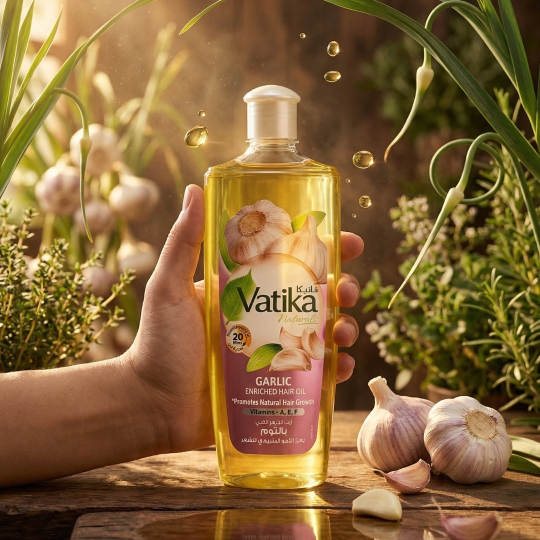 Vatika Aceite Capilar Ajo 300 ml