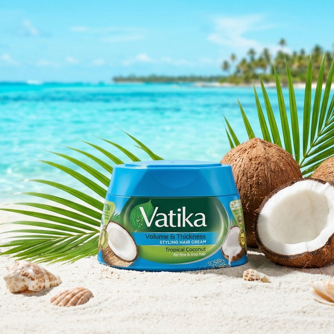 Vatika Crema de Peinar Coconut 140 ml