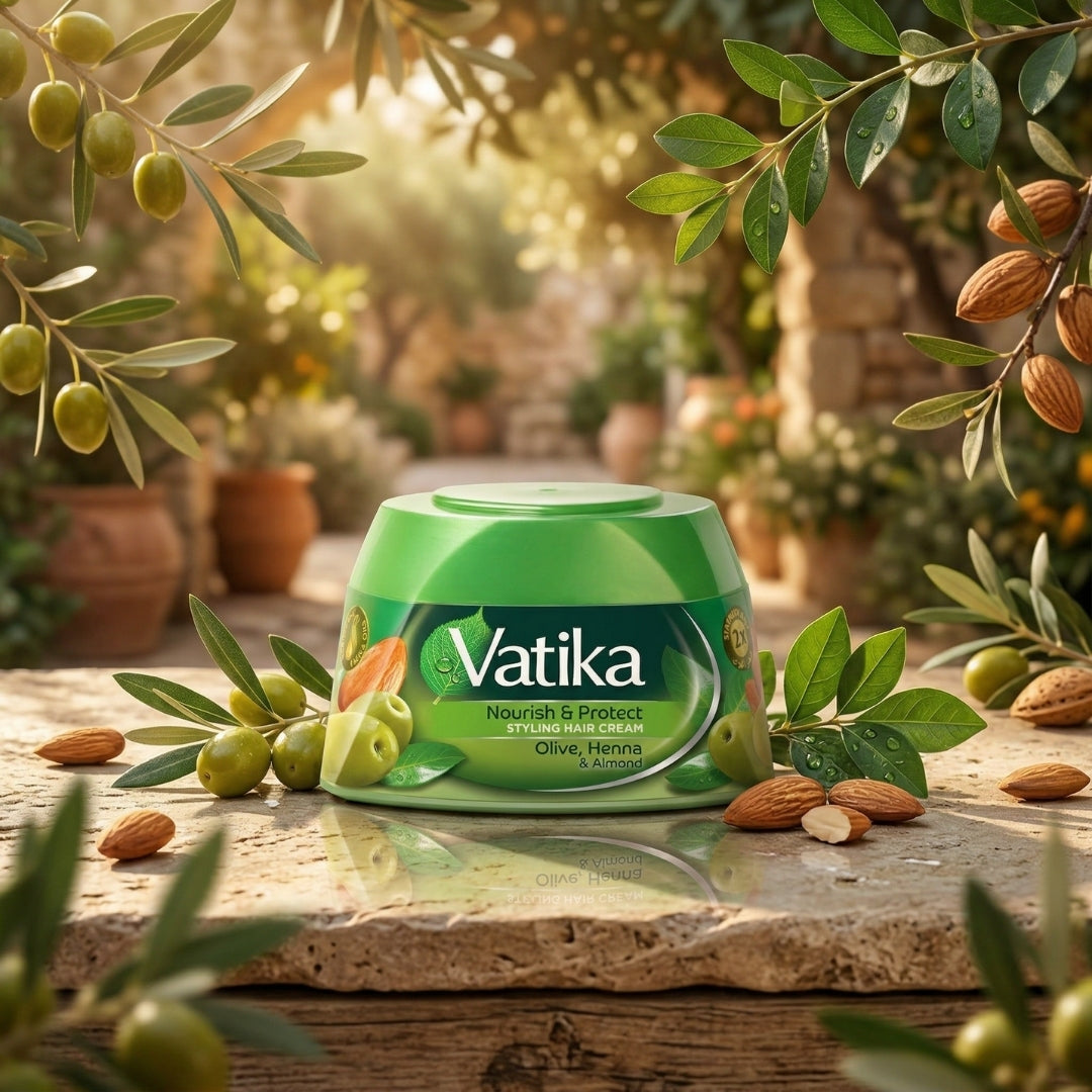 Vatika Crema de Peinar Oliva & Henna 140 ml