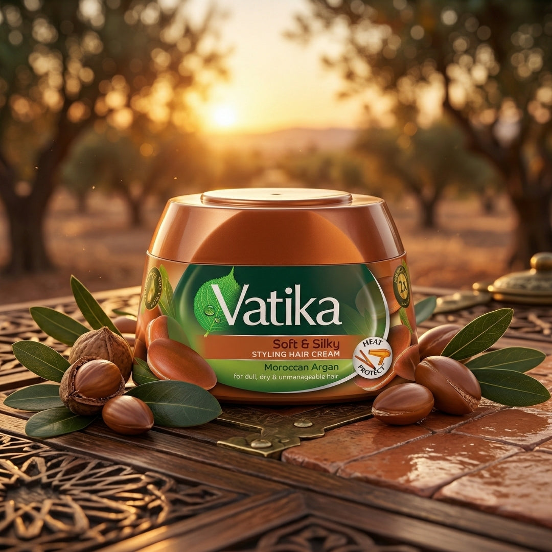 Vatika Crema de Peinar Argan 140 ml