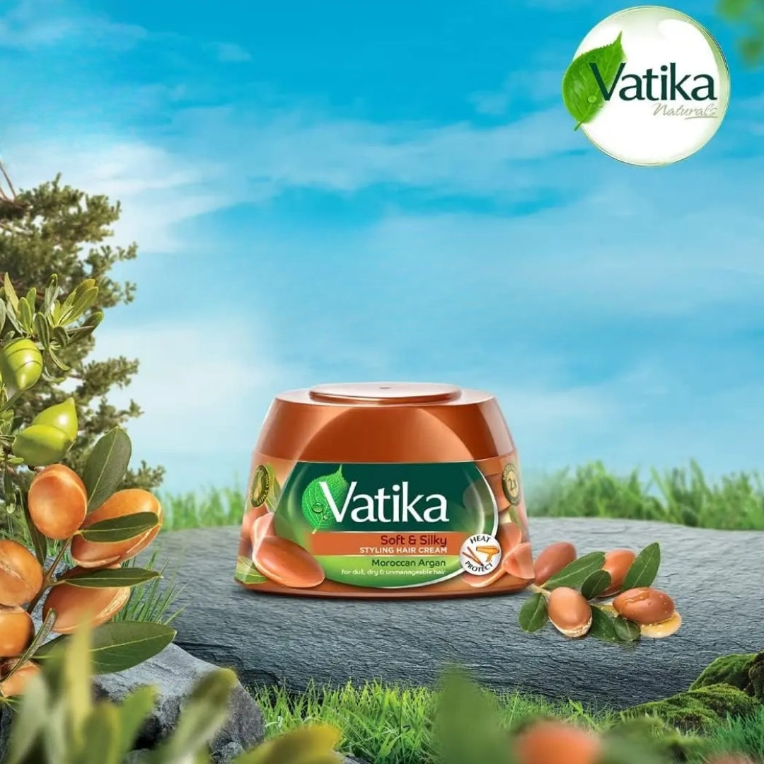 Vatika Crema de Peinar Argan 140 ml