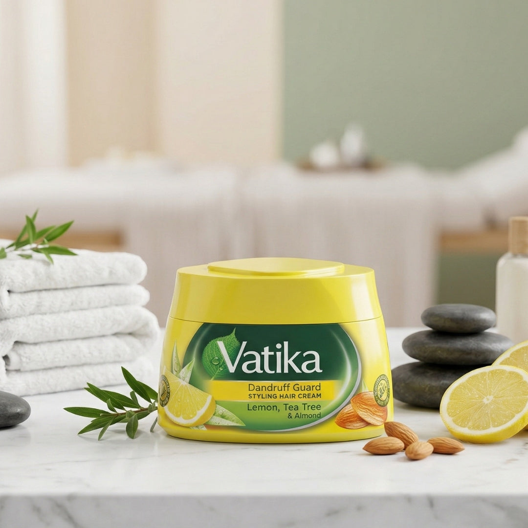 Vatika Crema de Peinar Limón Anticaspa 140 ml