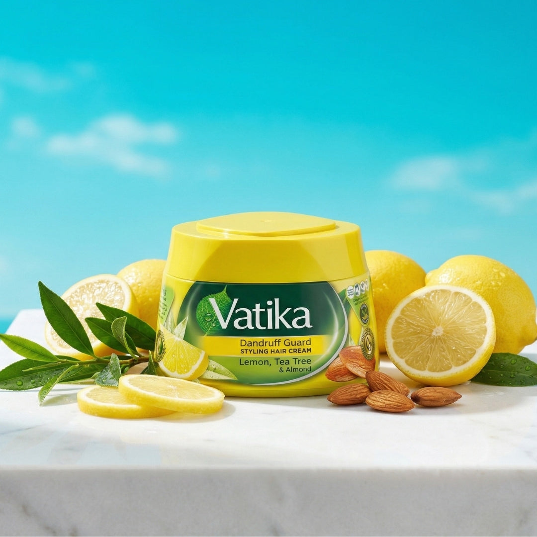 Vatika Crema de Peinar Limón Anticaspa 140 ml