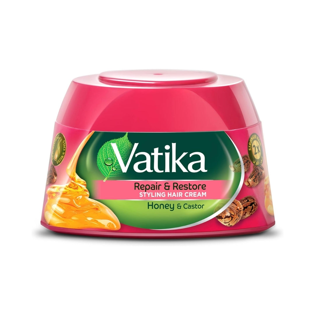 Vatika Crema de Peinar Miel & Castor 140 ml