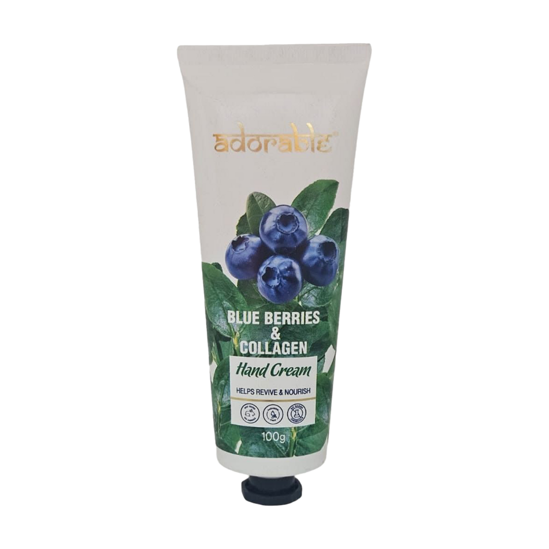 Adorable Crema de Manos Arándanos & Colágeno 100 gr