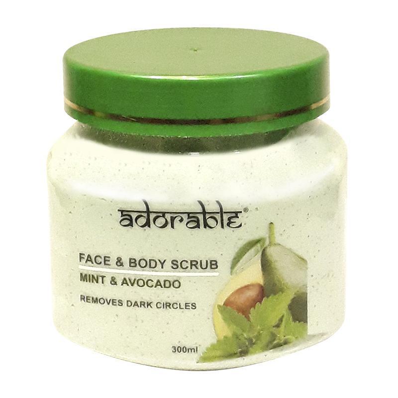 Adorable Exfoliante Cuerpo y rostro Menta-Palta 300 ml